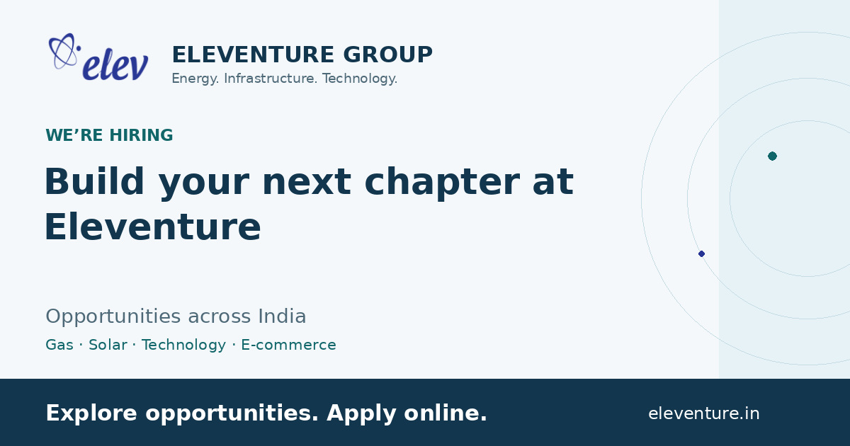 Build your next chapter at Eleventure — Eleventure recruitment preview
