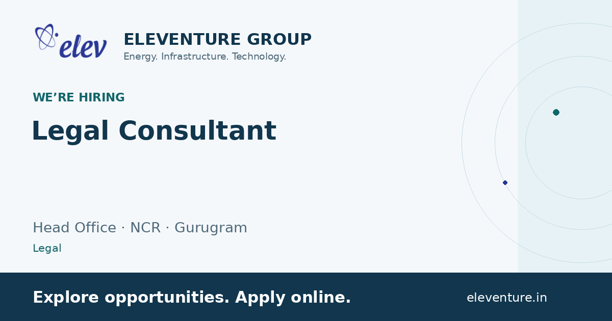 Legal Consultant — Eleventure recruitment preview